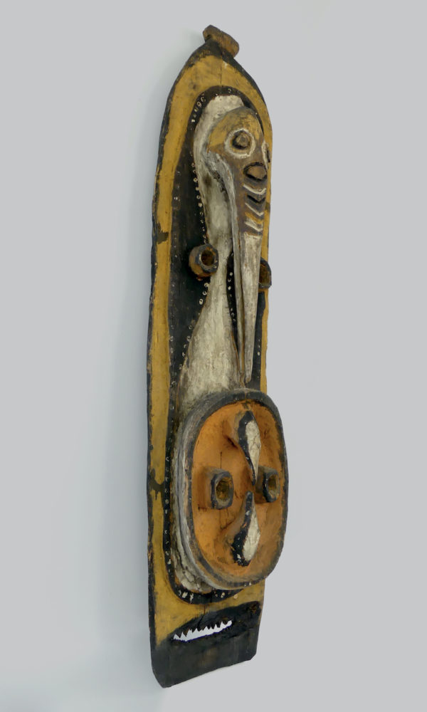 Masque de pignon Garra en bois de fer (3/4)