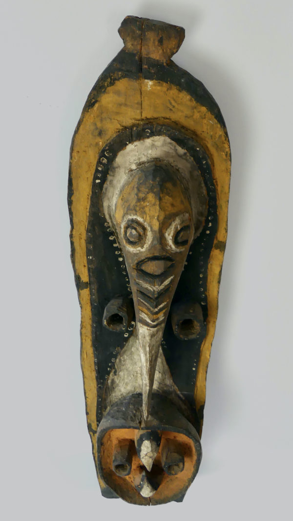 Masque de pignon Garra en bois de fer (dessus)