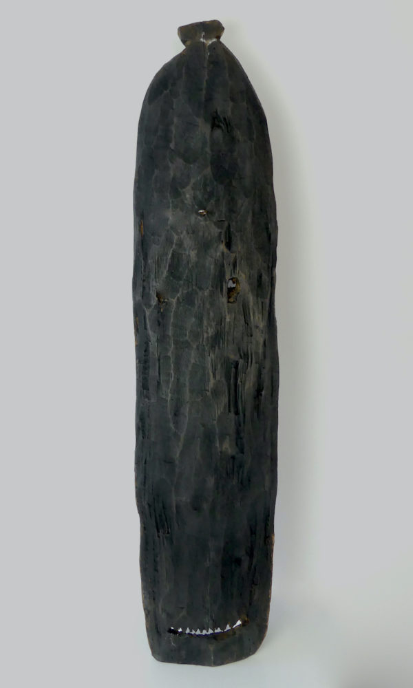 Masque de pignon Garra en bois de fer (dos)