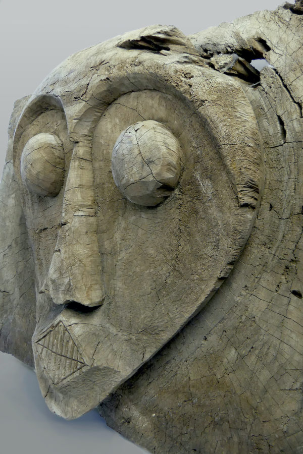 Panneau de cercueil Bahau Dayak (détail 3/4)