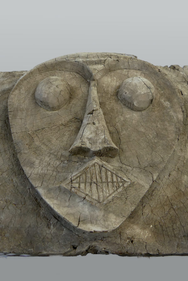 Panneau de cercueil Bahau Dayak (détail dessous-2)