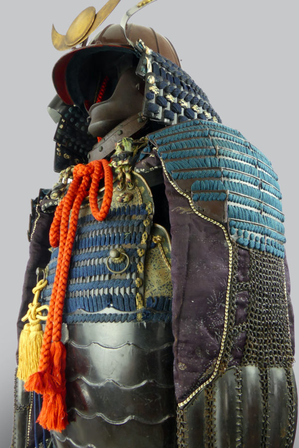 Armure de samouraï Yoroi Edo (détail 3/4)