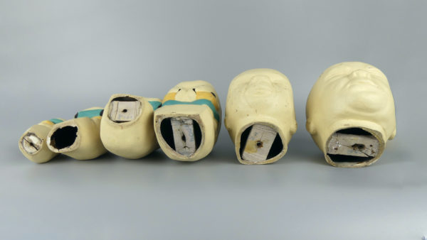 Modèles d'anatomie 6 têtes fœtales (dessous)