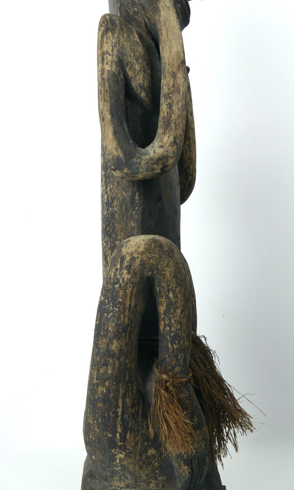 Sculpture d’ancêtre Yamok (détail profil)