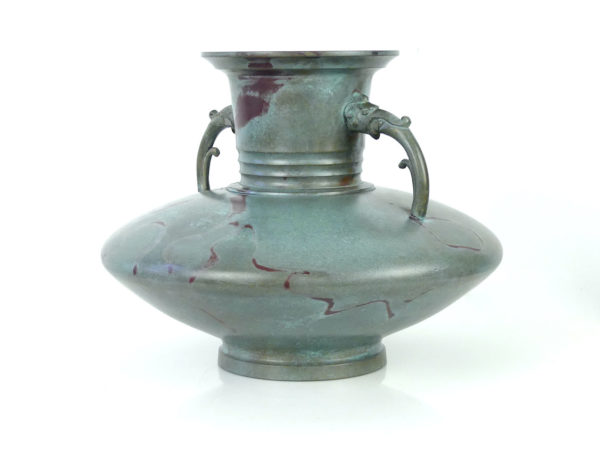 Vase balustre japonais en bronze (3/4)