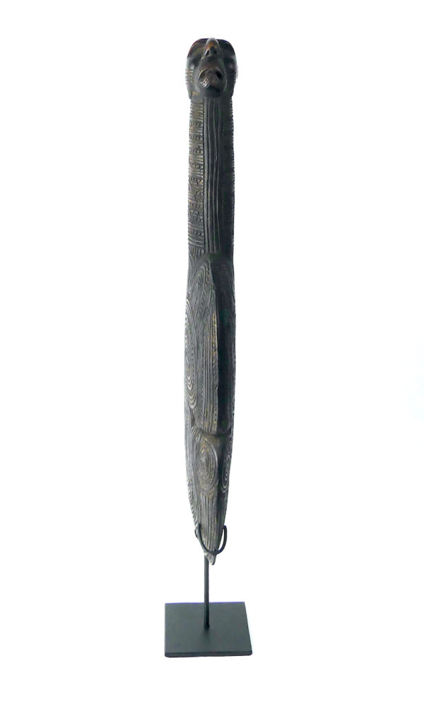 Kotiate rakau massue Maori en bois (profil)