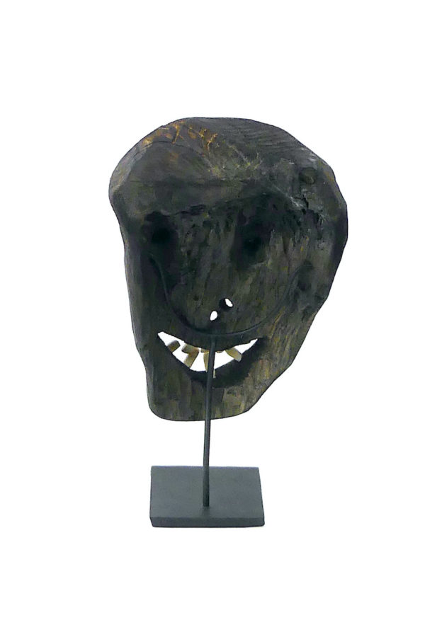 Masque chamanique inuit Groenland (dos)