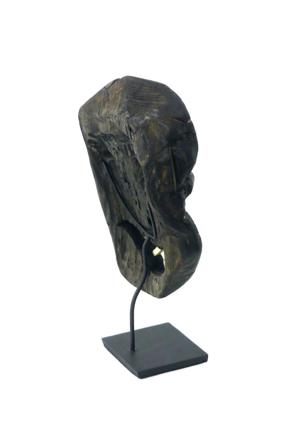 Masque chamanique inuit Groenland (3/4 dos)