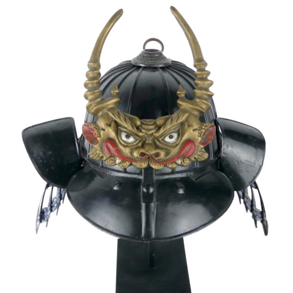 Kabuto Dragon et Menpō période Edo (maedate dragon)