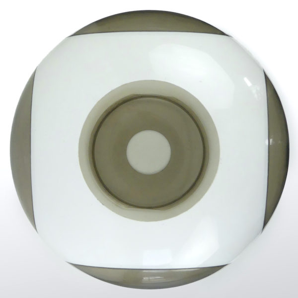 Lampe UFO blanc design Luigi Colani (dessus)