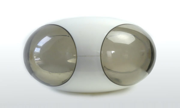 Lampe UFO blanc design Luigi Colani (face)