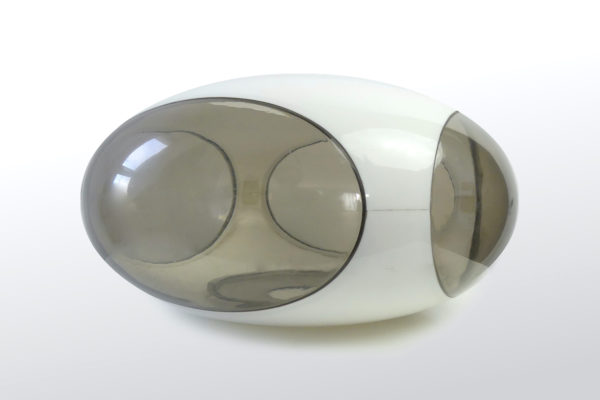Lampe UFO blanc design Luigi Colani (3/4)