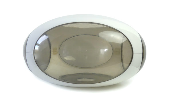 Lampe UFO blanc design Luigi Colani (profil)