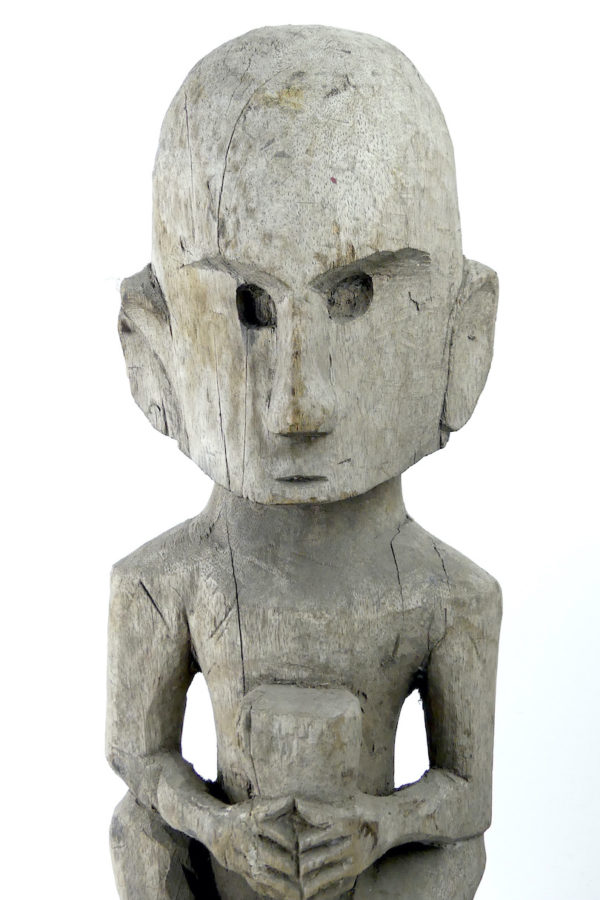 Statue de protection Sumbanaise (détail face)