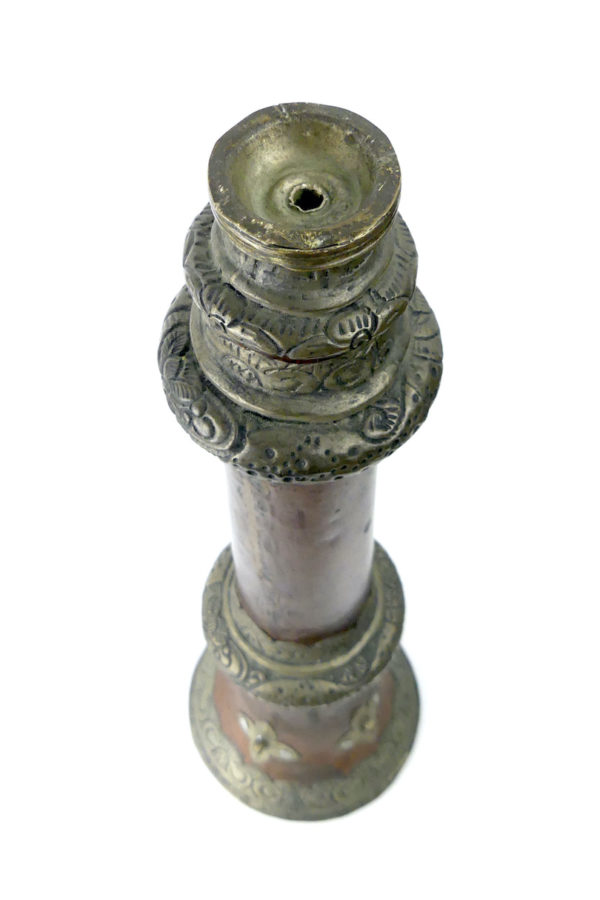 Dunchen radong trompette tibétaine (détail embouchure)