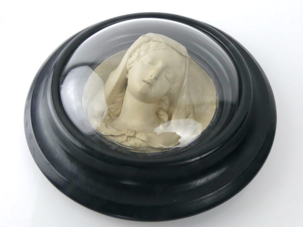 Reliquaire antique à la vierge Napoléon III (dessous)