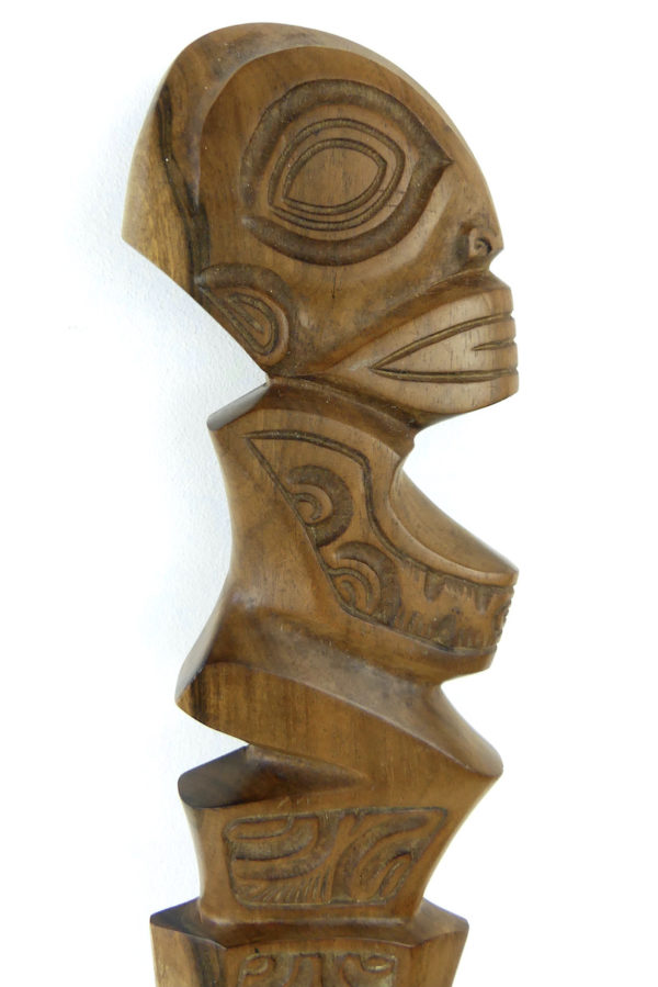 Couteau Tiki Peka énana en Miro (tiki)