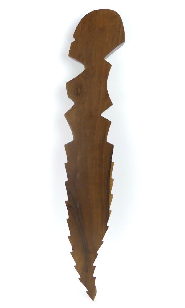 Couteau Tiki Peka énana en Miro (dos)