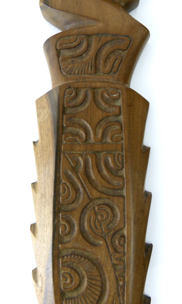 Couteau Tiki Peka énana en Miro (croix)