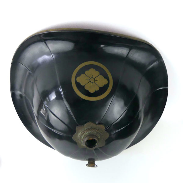 Jingasa casque traditionnel japonais (dessus 3/4)