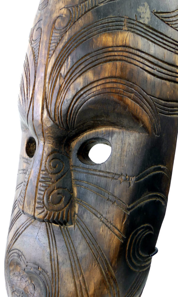 Grand masque Parata Māori (détail)
