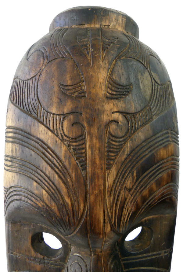 Grand masque Parata Māori (détail)