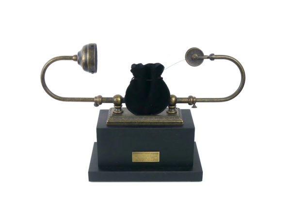 Météorite Sidérite en lévitation Steampunk (sac)