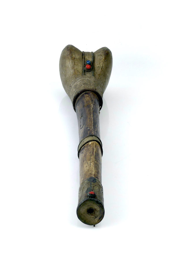 Trompette Kangling tibétaine ancienne (embouchure)