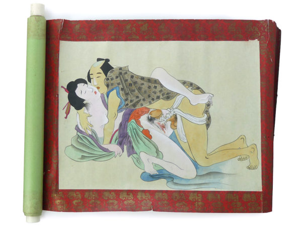 Shunga makimono 5 peintures érotiques japonaises 1