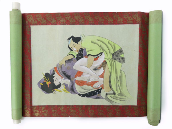 Shunga makimono 5 peintures érotiques japonaises 3