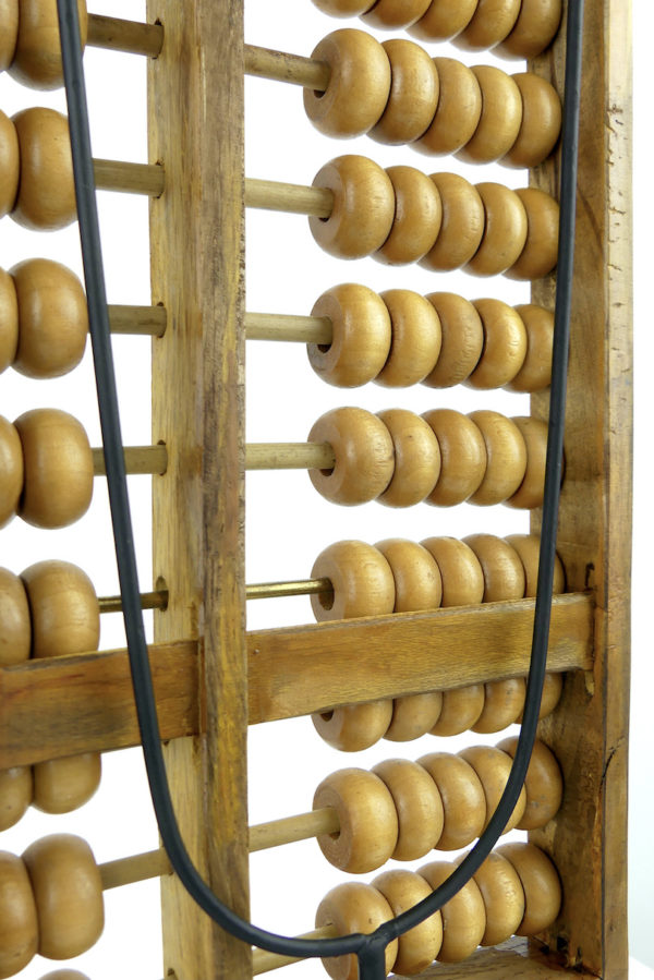 Boulier chinois Suan Pan (détail dos)