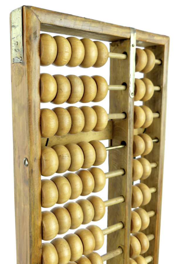 Boulier chinois Suan Pan (détail 3/4)