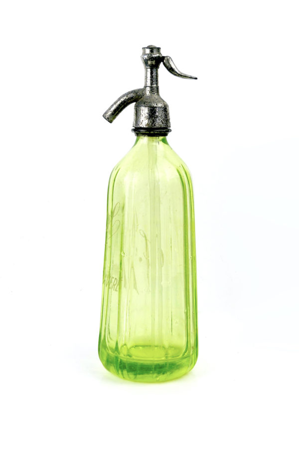 Siphon à eau de Seltz en ouraline (profil)