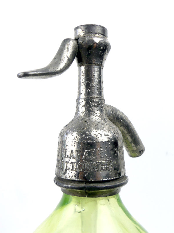 Siphon à eau de Seltz en ouraline (détail)