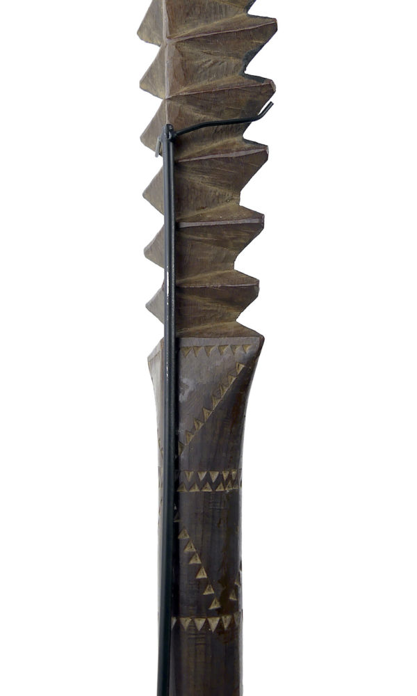 Massue courte Fa'alaufa'i des îles Samoa (détail)