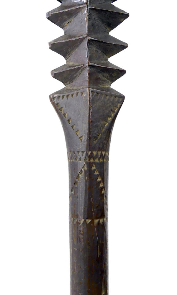 Massue courte Fa'alaufa'i des îles Samoa (détail)