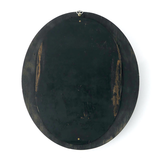 Yeux de taxidermie dans cadre Napoléon III (dos)