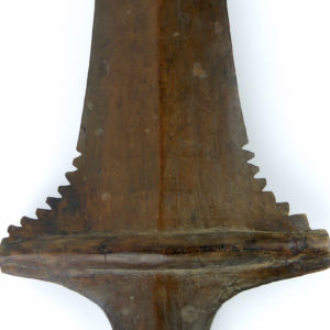Grande massue de guerre Kinikini fidjienne (détail)