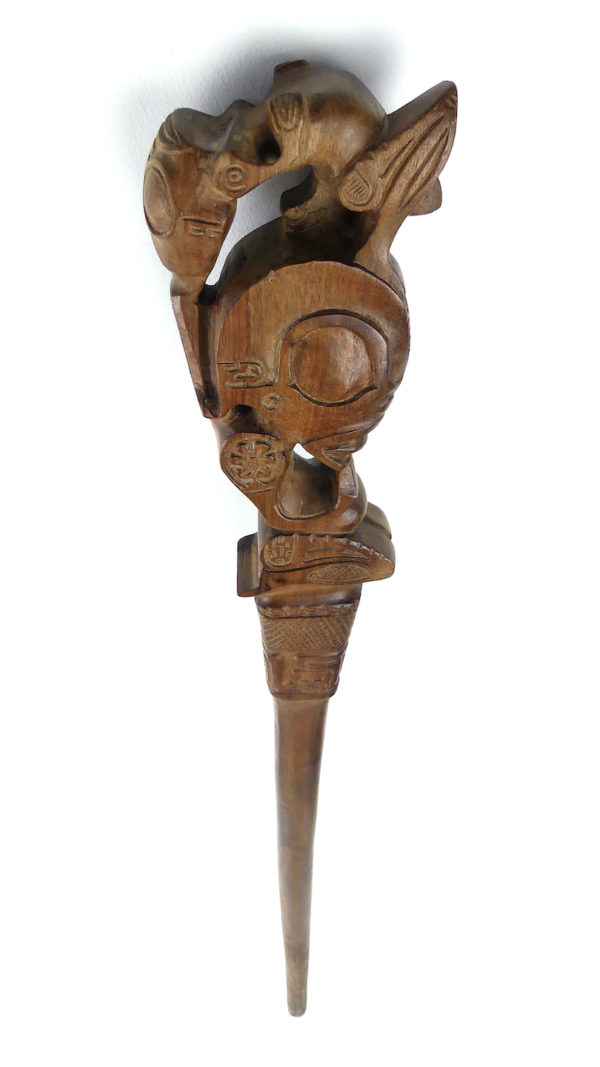 Bâton canne Tiki (dessus 3/4)