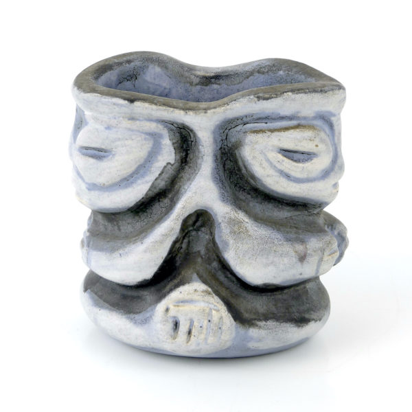Pot en céramique TAI Tiki Janus (profil)