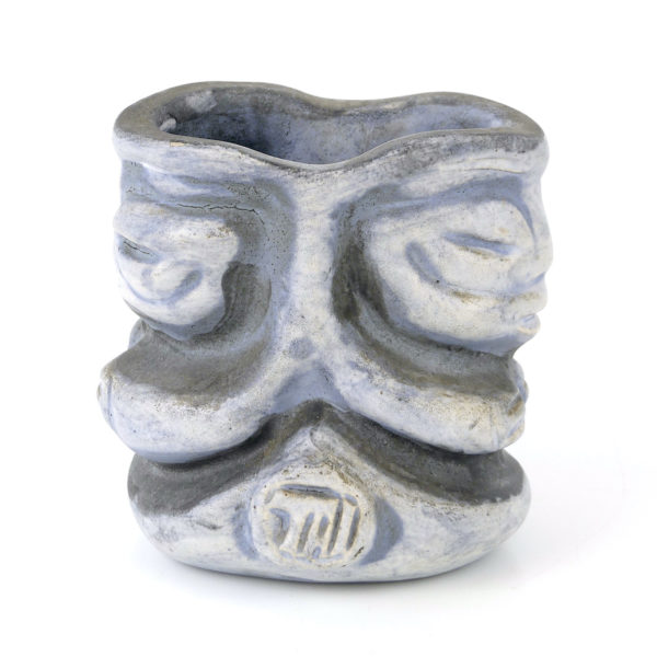 Pot en céramique TAI Tiki Janus (profil)