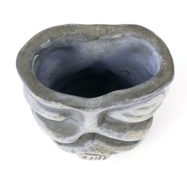 Pot en céramique TAI Tiki Janus (dessus)