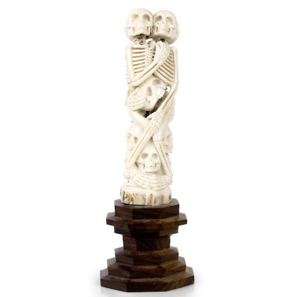 Petits squelettes enlacés Memento Mori