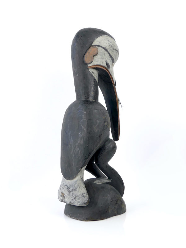 Cimier iatmul Calao anthropomorphe (3/4 dos)