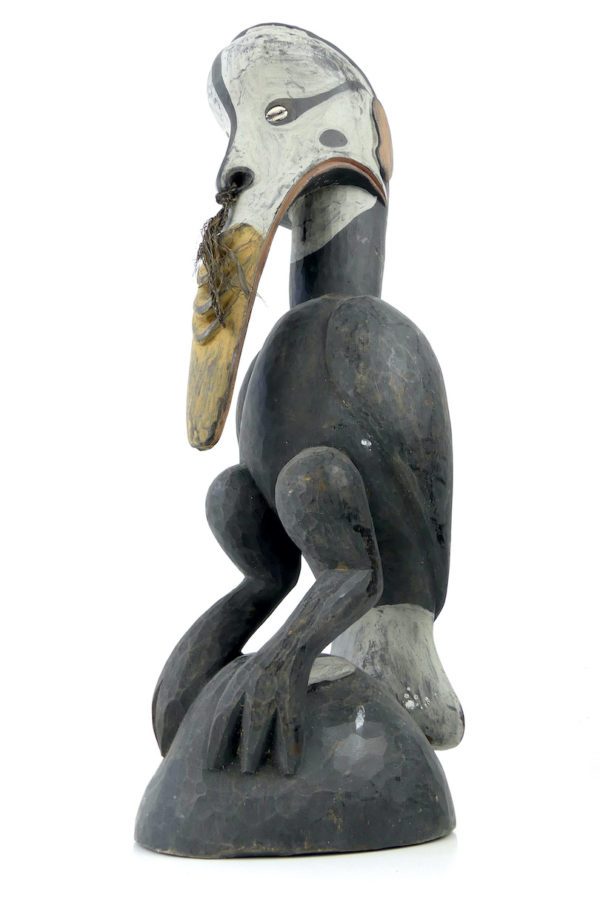 Cimier iatmul Calao anthropomorphe (3/4)