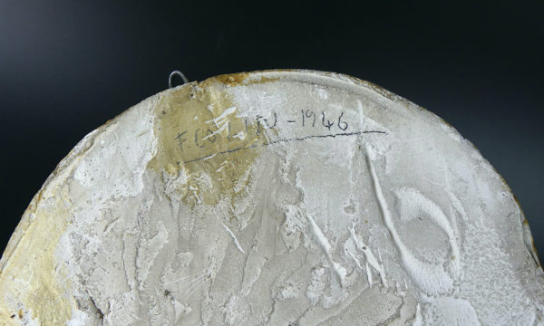 Moulage du masque mortuaire de Napoléon 1er (détail dos)