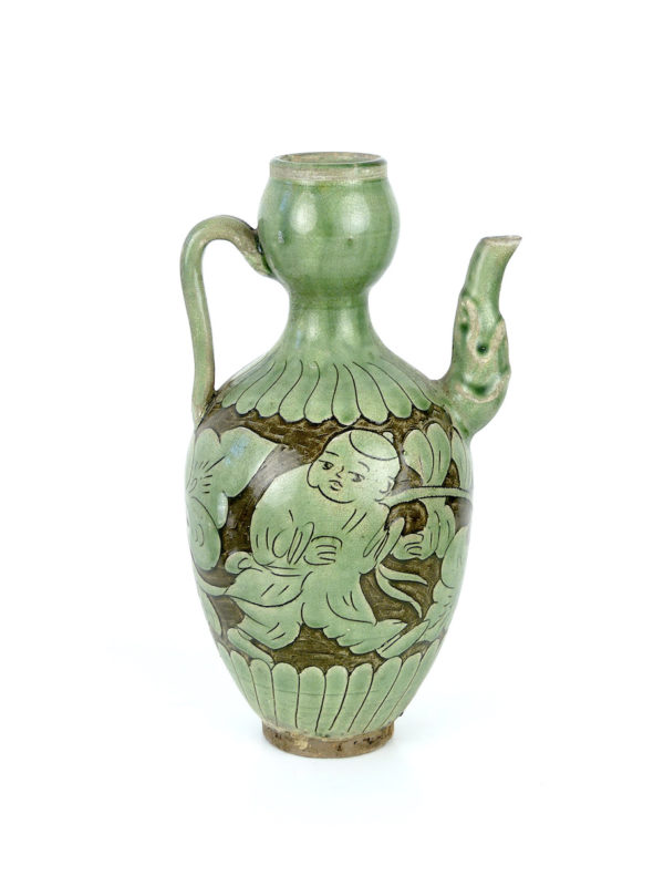 Vase chinois Henan sculpté à la main (profil)