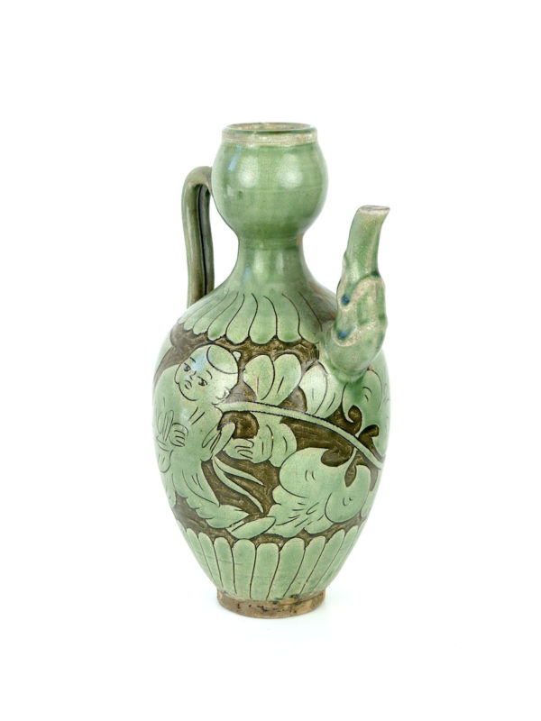 Vase chinois Henan sculpté à la main (3/4)