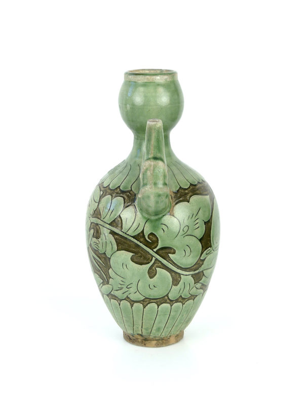 Vase chinois Henan sculpté à la main (face)