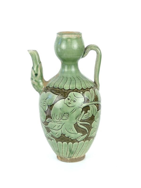 Vase chinois Henan sculpté à la main (profil)